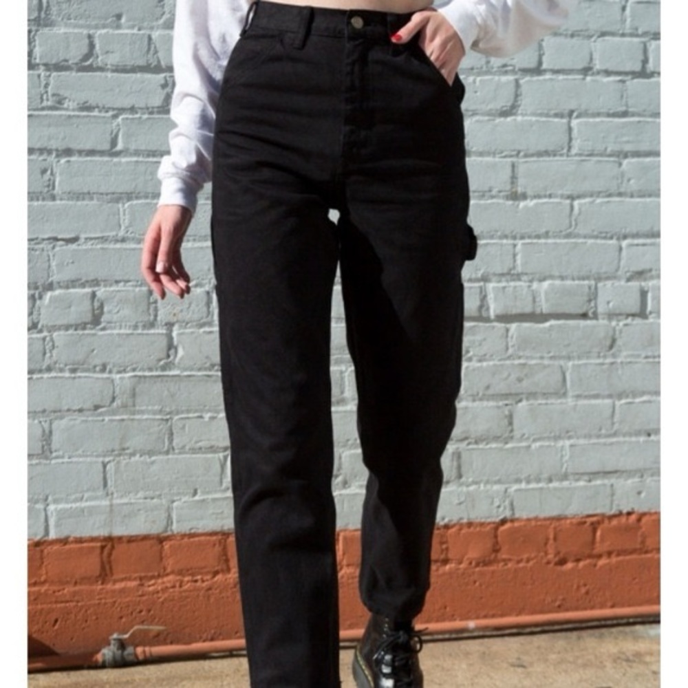 John Galt Black Carpenter Utility Pant